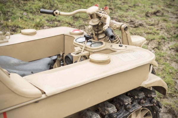 You Can Now Own This Ridiculous 1944 German Kettenkrad Armored Motorcycle Tank
