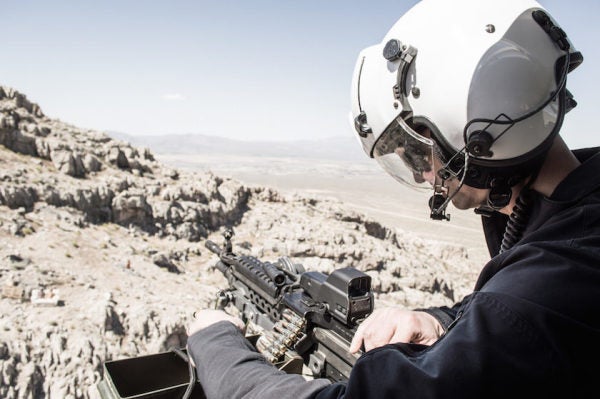 You Don’t Have To Go To War To Fire A Machine Gun From A Helicopter Anymore