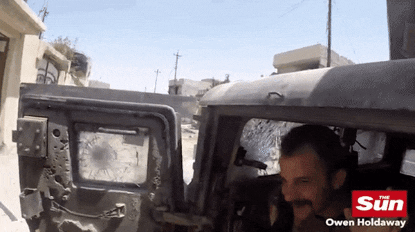 Watch An Iraqi Journalist’s GoPro Deflect An ISIS Sniper’s Bullet In Mosul