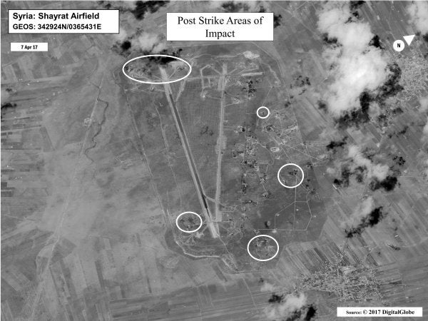 Syrian Forces Defiantly Take Off From Airfield Hit By US Cruise Missiles