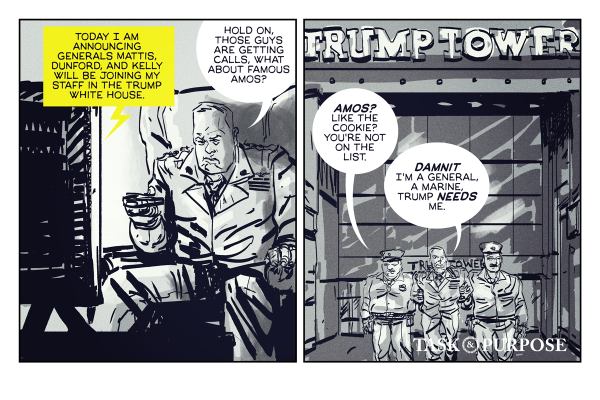 COMIC: When Amos Feels Left Out Of The Marine Corps’ Trump Administration Takeover