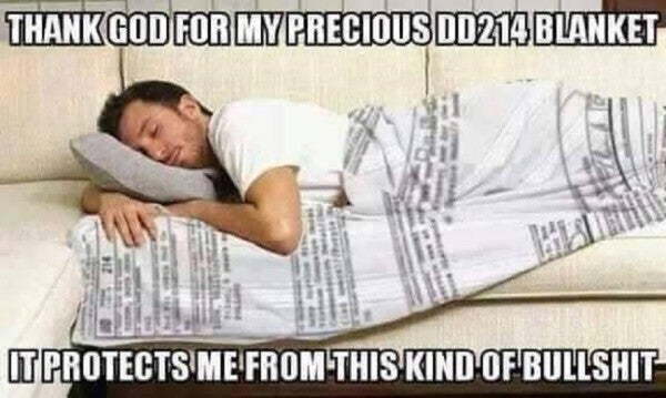 Veterans Can Now Wrap Themselves In Their Own DD-214 Blankets