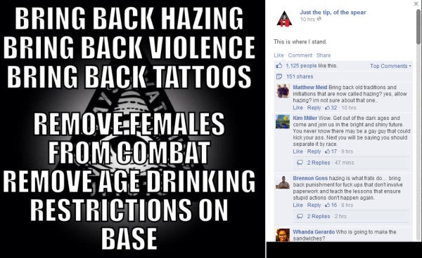The Sexist Facebook Movement The Marine Corps Can’t Stop