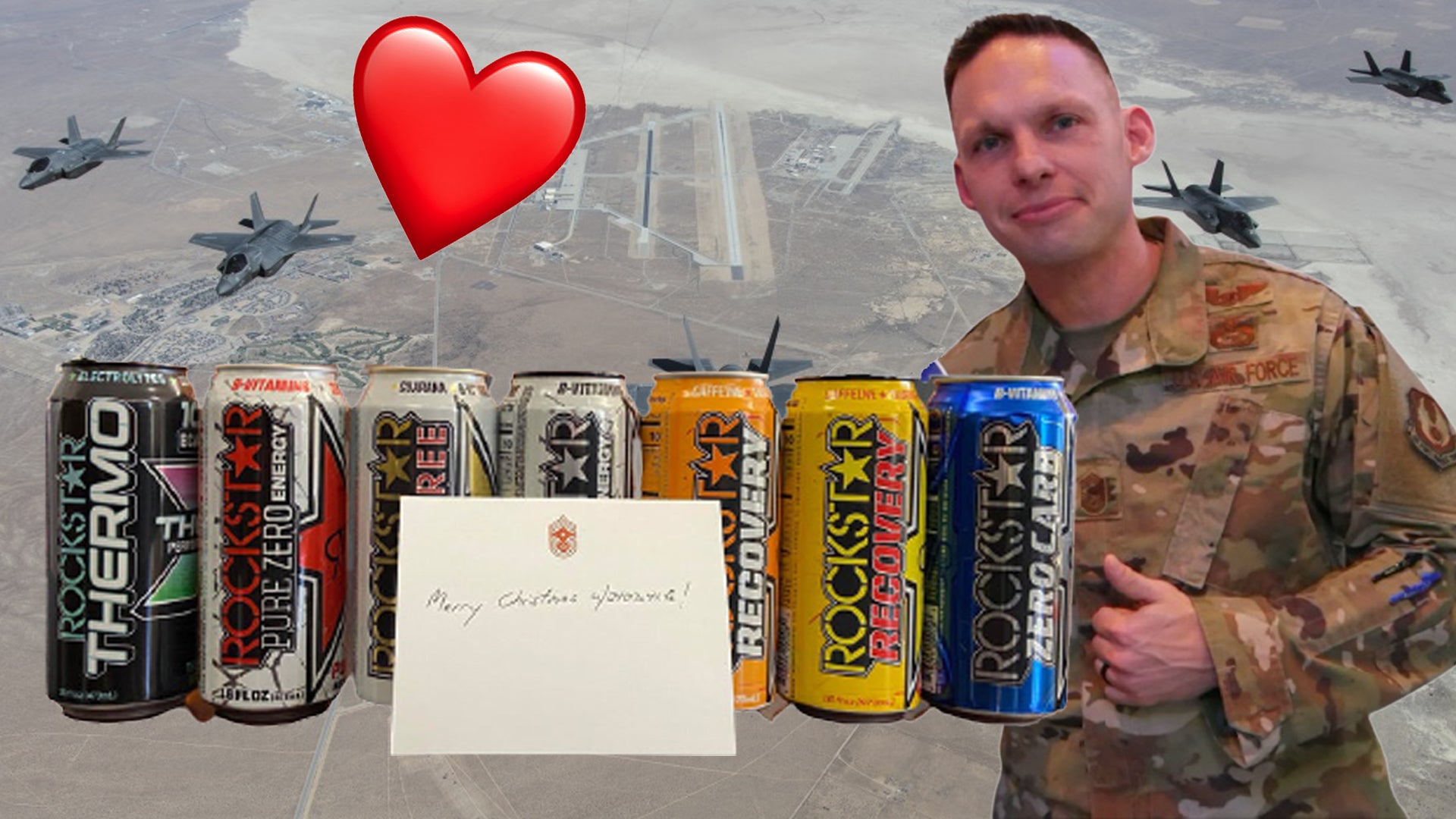 We salute the Air Force chief who smoked turkeys and bought Rockstars for his airmen when the commissary ran out