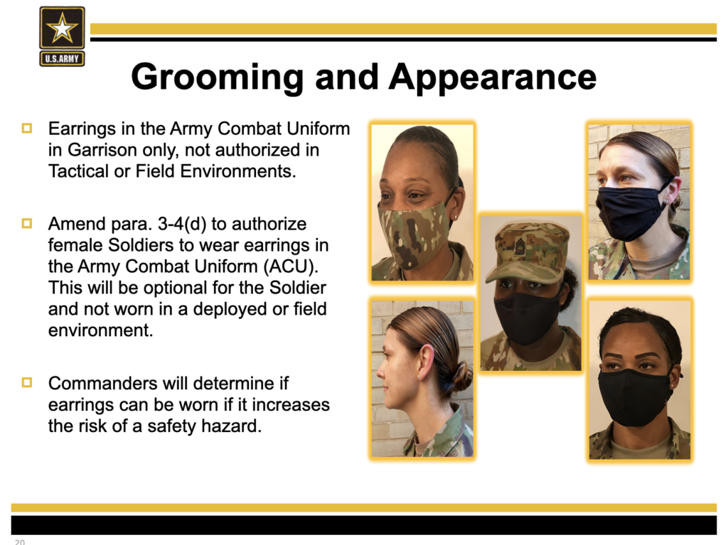 The Army is planning a major overhaul of its hair and grooming regulations