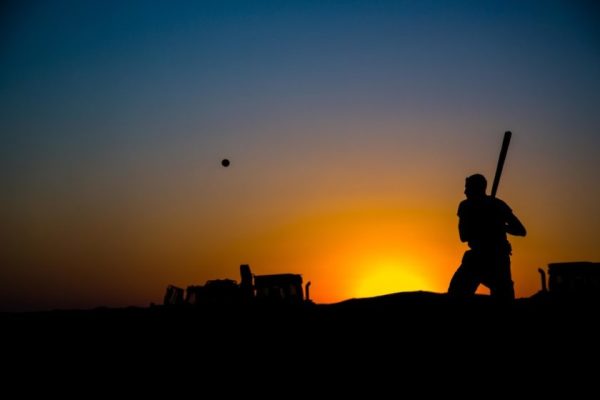US Troops Enjoy Two American Pastimes At A Fire Base In Iraq: Baseball And Shelling ISIS