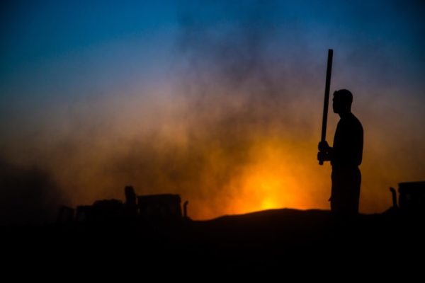 US Troops Enjoy Two American Pastimes At A Fire Base In Iraq: Baseball And Shelling ISIS