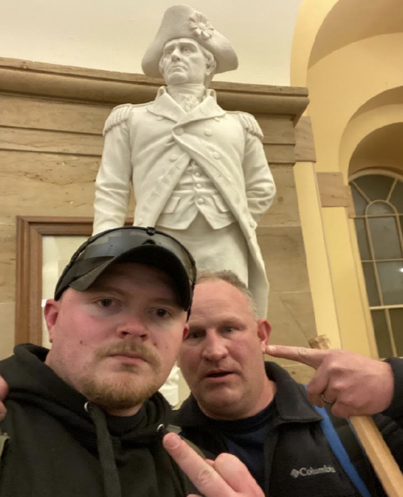 National Guard infantryman arrested after taking selfie inside the Capitol during riots
