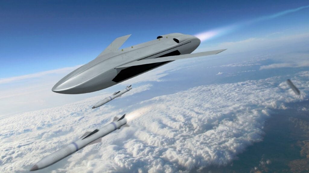 DARPA is developing an air-launched drone missile that fires air-to-air missiles