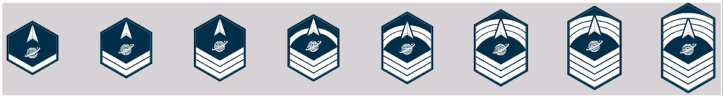 The Space Force is actually asking its Guardians to choose their own rank insignia
