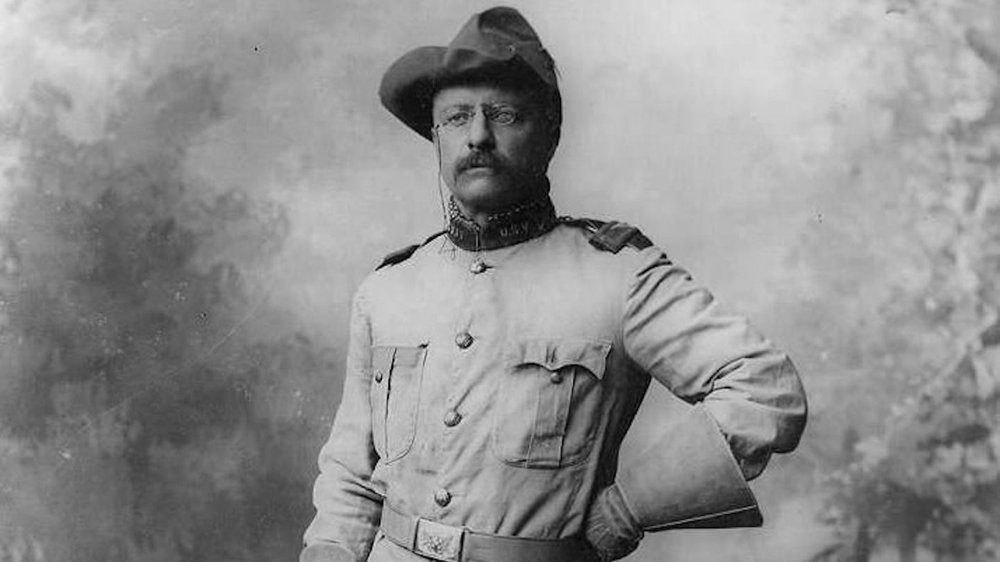 presidents theodore roosevelt in military uniform
