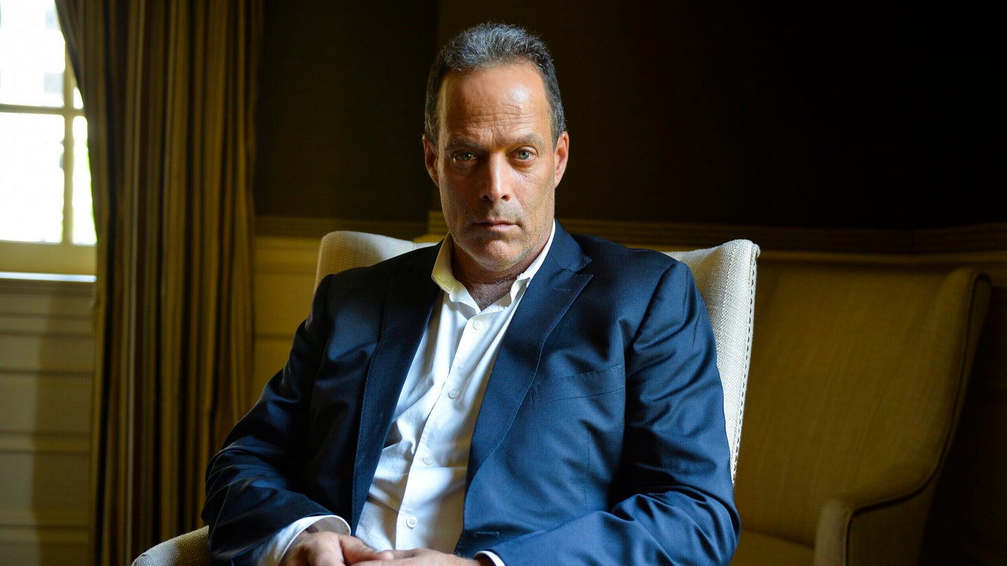 Filmmaker and author Sebastian Junger poses for a portrait at the Jefferson Hotel on May 20, 2014 in Washington, D.C. Junger is the director of the new film named Korengal. (Photo by Ricky Carioti/The Washington Post via Getty Images)