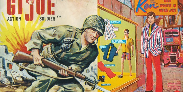 G.I. Joe was actually designed to be a more badass Ken doll