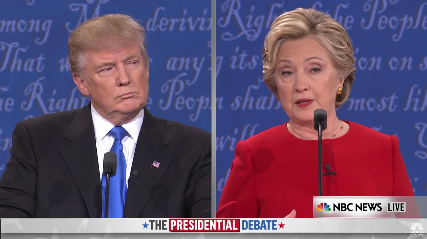 donald trump hillary clinton presidential debate