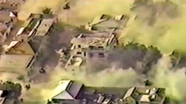 This video captures the 'catastrophic impact' that kicked off the fierce 'Black Hawk Down' mission 29 years ago