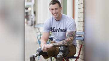Nine years after losing both legs in Afghanistan, he’s found purpose in family, friends and inspiring others