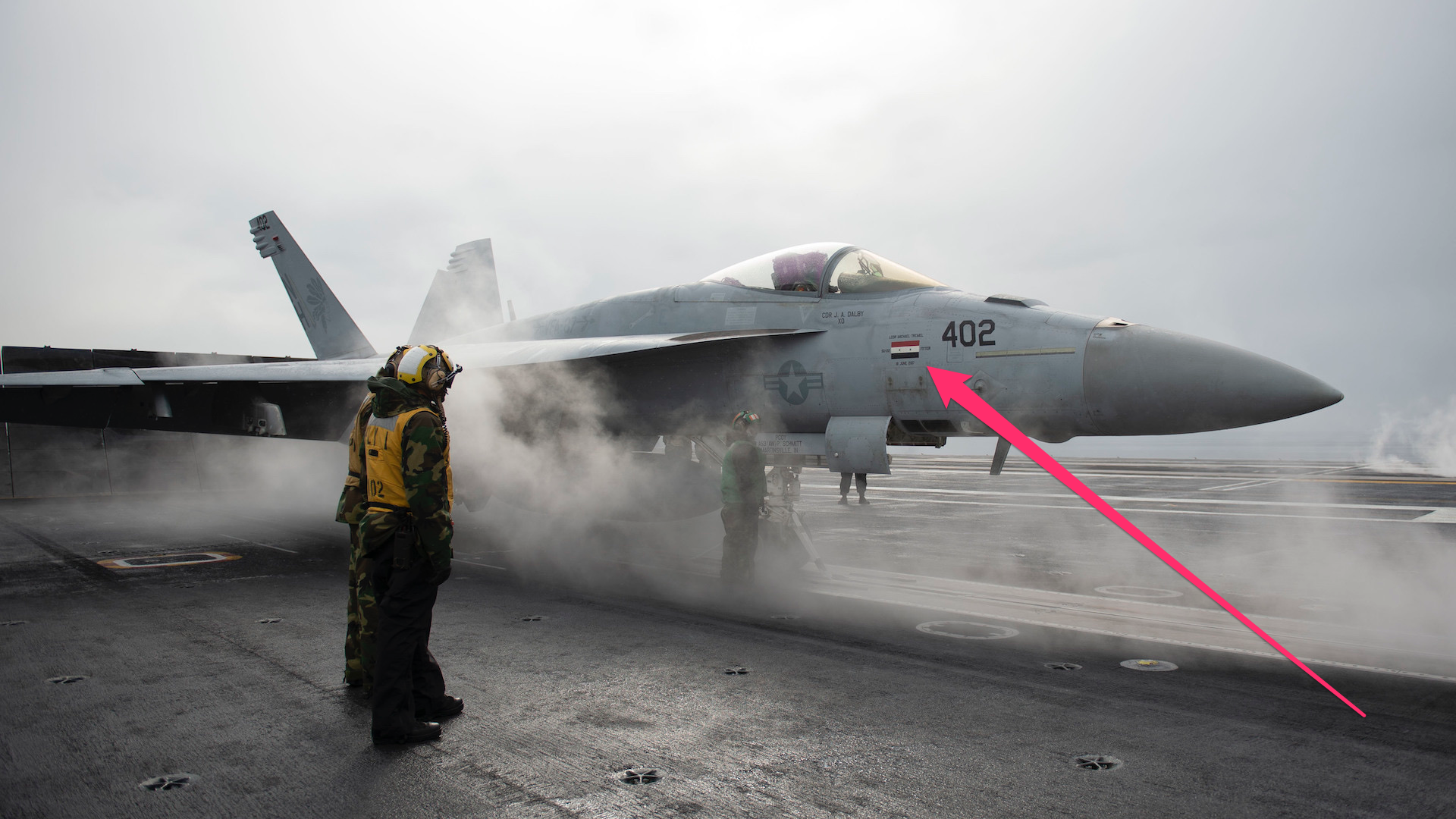 Navy F/A-18 Super Hornet has war paint from first US air-to-air kill in 18  years
