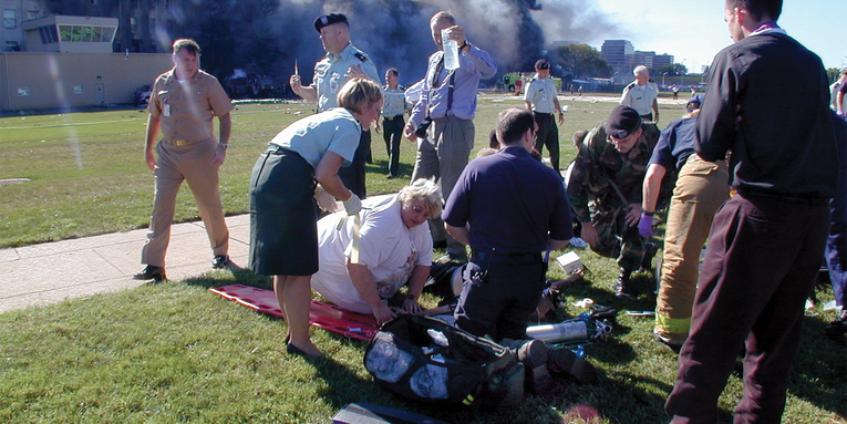 He watched a plane hit the Pentagon on 9/11. Then he braved flames and smoke to save lives