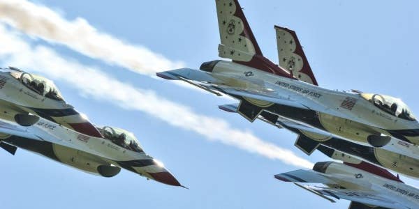 Thunderbirds, Blue Angels flyovers to begin next week and continue into May