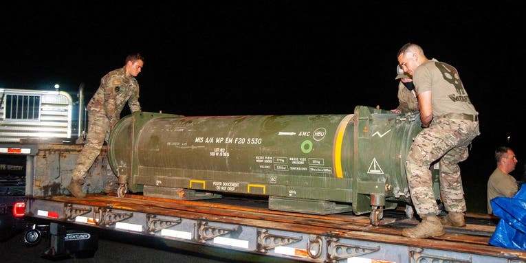 Civilian airport evacuated after live missile found just sitting inside shipping container