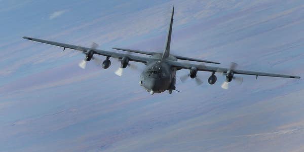 The US is using AC-130 gunships to blow targets out of the water in a clear message to Iran