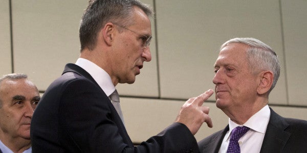 Mattis On His Cleaning Up After Trump With NATO: ‘I Love Reading Fiction’