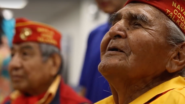 Watch a WWII Code Talker sing the Marine Corps hymn in Navajo