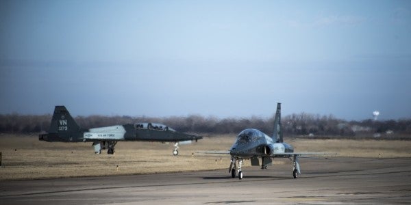 Air Force Training Jet Crashes In Oklahoma