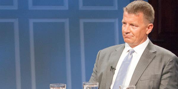 Erik Prince Thinks He Can Turn Around The War In Afghanistan With 6 Months And 3,600 Men