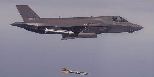 The F-35 ‘Combat Debut’ In Afghanistan Consisted Of 2 Bombs Destroying A Weapons Cache