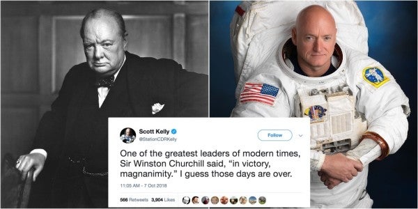 Winston Churchill, Scott Kelly, And Racism: Grow Up, Everybody