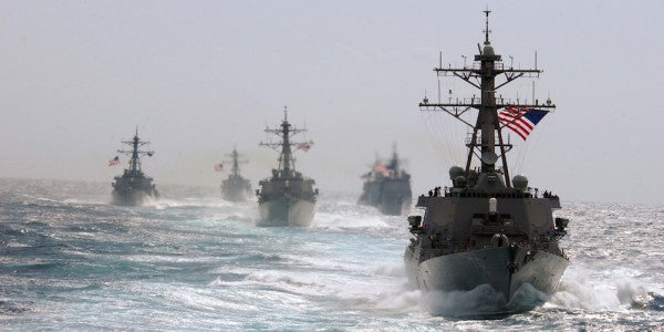 US Navy Warships Roll Through The Taiwan Strait In A Rare Signal To China