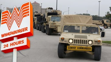 In Most Texas Story Ever, Army Convoy Stops At Whataburger On Way To The Border