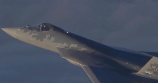 New Video Shows Russia Putting Its Most Advanced Stealth Fighter To The Test In Syria