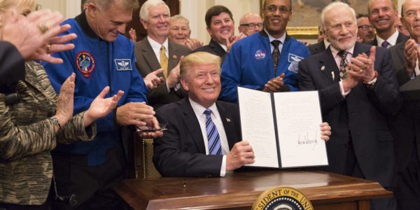 Trump Loves The Space Force. Can He Convince Everyone Else?