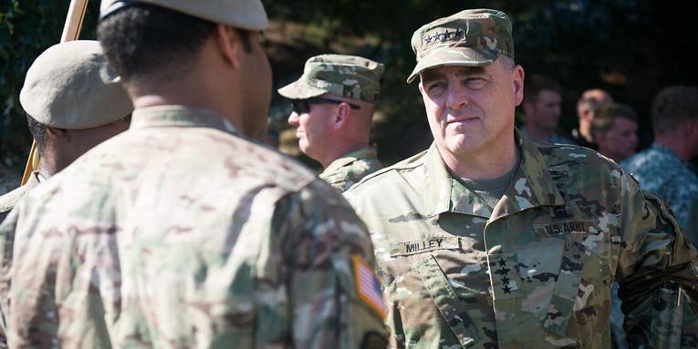 Joint Chiefs chairman foresees no military role in resolving disputed election