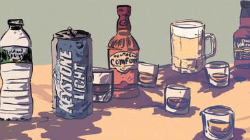 What enlisted troops drink at every stage of their careers