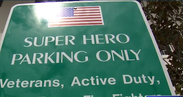 Florida Town Offers ‘Super Hero’ Parking Spots For Veterans And First Responders