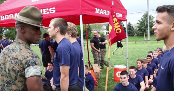 See What Happens When A Poolee Asks A Marine Drill Instructor, ‘What’s Up?’