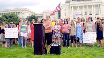 50 Women Stage Unconventional Pro-Gun Demonstration In DC