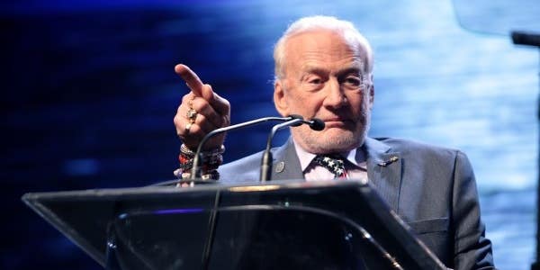 Here’s Buzz Aldrin, American Hero, Punching A Conspiracy Theorist In The Face