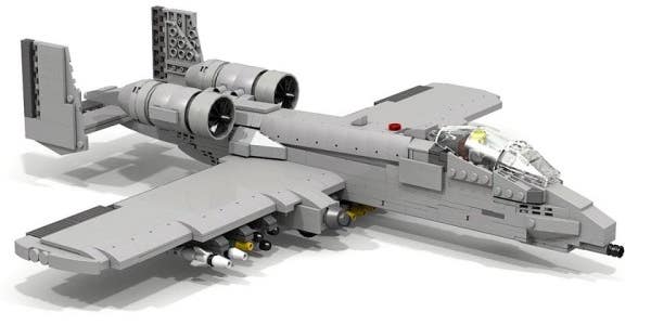 This Is How You Make An A-10 Warthog Out Of Legos