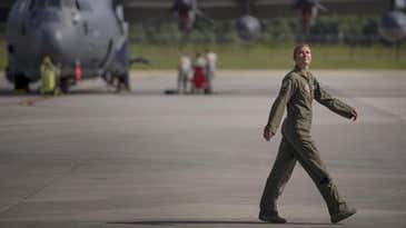 The Air Force’s First Female Amputee Pilot Flies Again