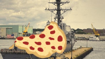 Why Locals Bought A Navy Destroyer 920 Slices Of Pizza