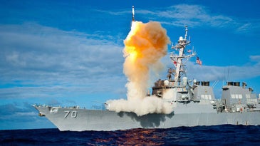 How A US Destroyer Responds When Someone Shoots At It