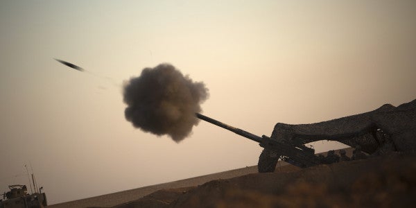 DoD Just Released The First Footage Of Marine Artillery Striking ISIS Targets In Syria