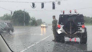 We Now Know Who The Soldier Is Photographed Saluting A Funeral Procession In The Rain