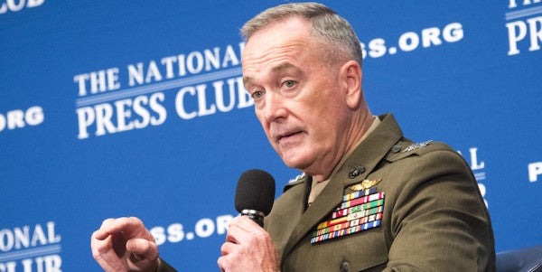 ‘Horrific’ War With North Korea May Still Happen, Gen Dunford Says