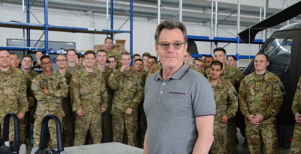 Just A Normal Day In The Hangar, Then Bryan Cranston Of ‘Breaking Bad’ Shows Up
