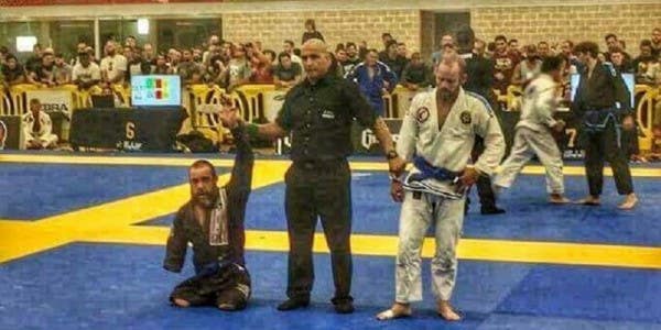 Watch This Triple-Amputee Iraq Vet Win His First Competitive Jiu-Jitsu Match